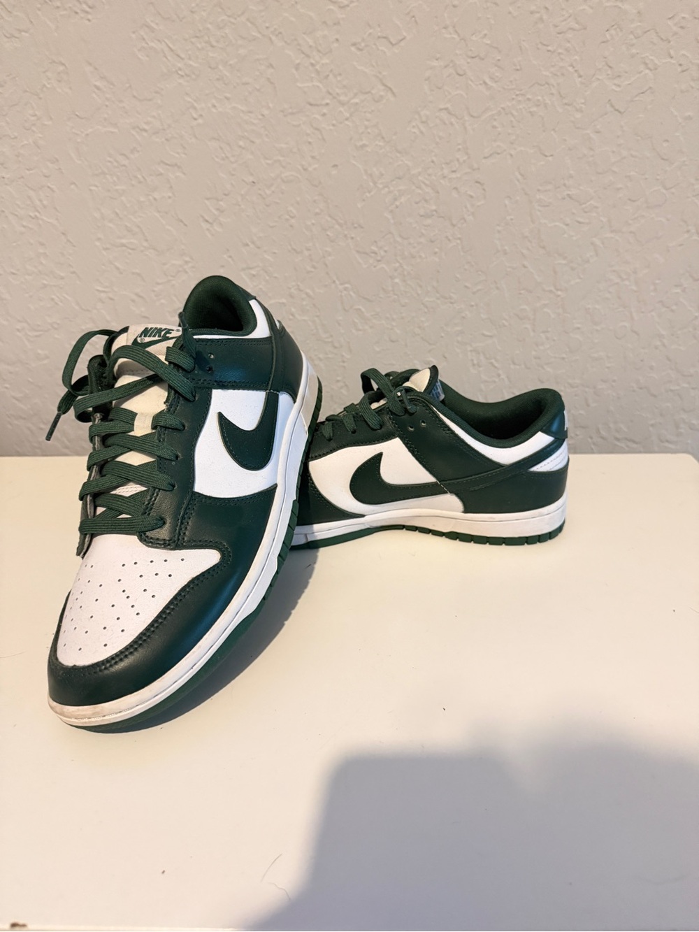 Nike Dunk Low Medium Olive Green White Women’s Size 10.5